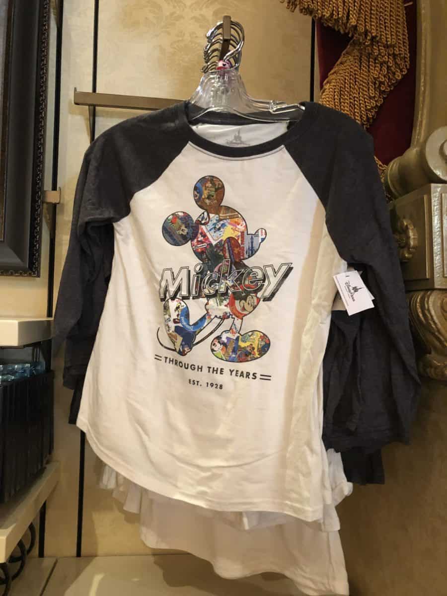 Mickey Through The Years Raglan 3/4 Sleeve