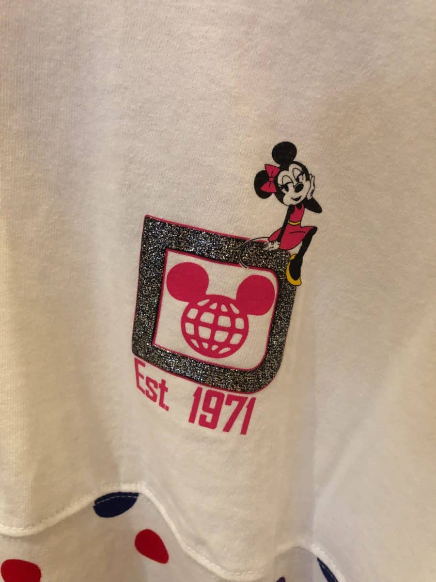 rock the dots spirit jersey 2019 Minnie close-up