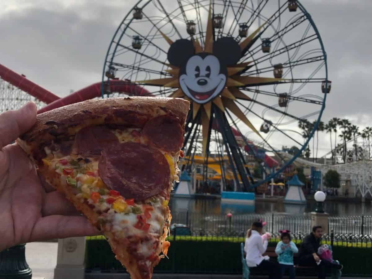 Boardwalk Pizza and Pasta Spectacular Mickey Pizza - Get Your Ears On Celebration at Disney California Adventure