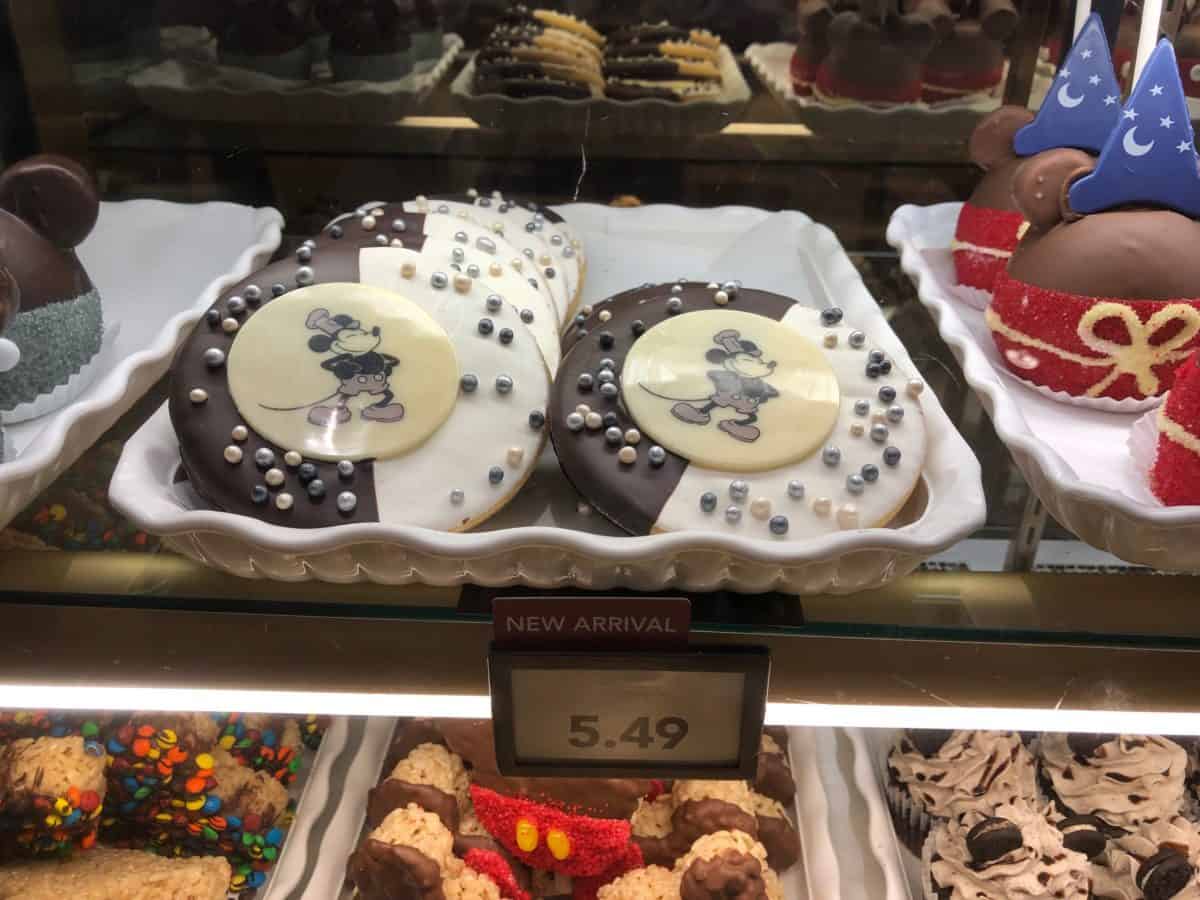 Trolley Treats Steamboat Willie Black and White Cookie - Get Your Ears On Celebration at Disney California Adventure