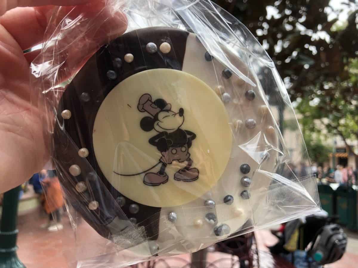 Trolley Treats Steamboat Willie Black and White Cookie - Get Your Ears On Celebration at Disney California Adventure