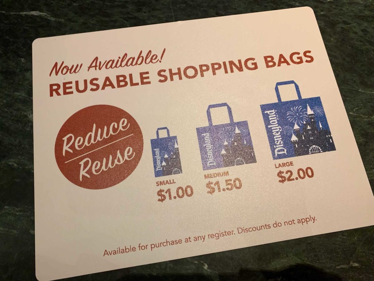 disneyland reusable bags