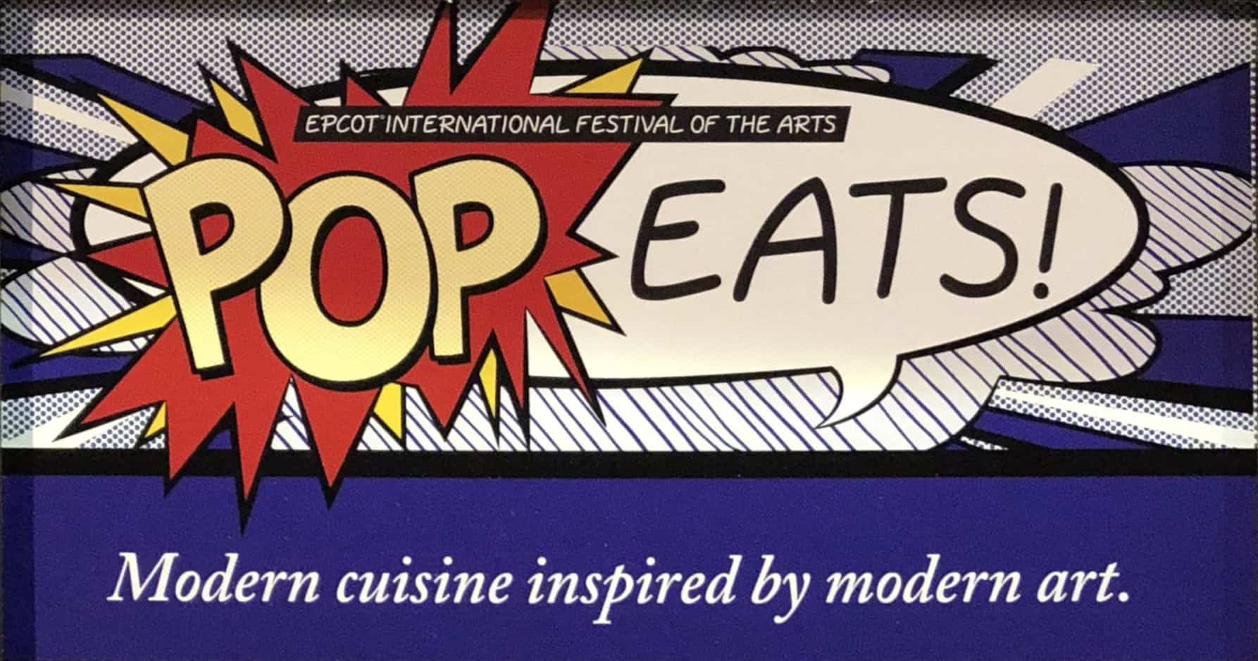 Epcot International Festival of the Arts - Pop Eats