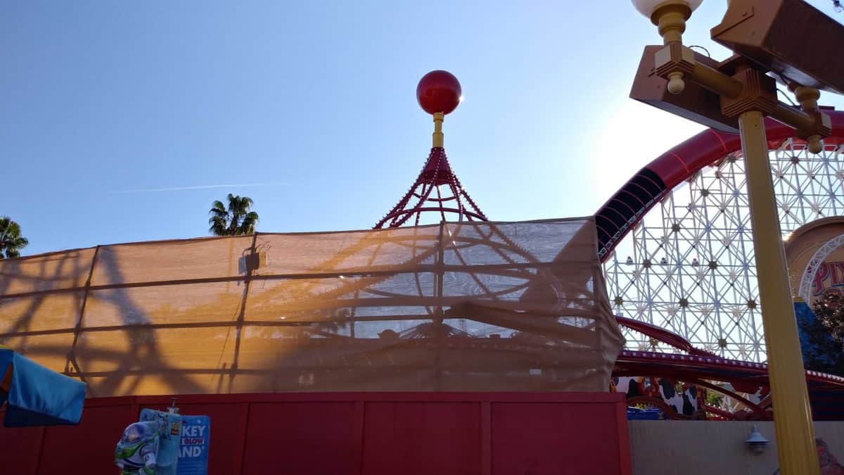 Jessie's Critter Carousel Construction Disney California Adventure 
