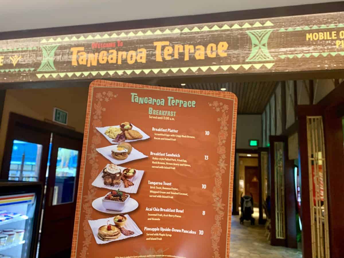Tangaroa Terrace reopening Disneyland Hotel