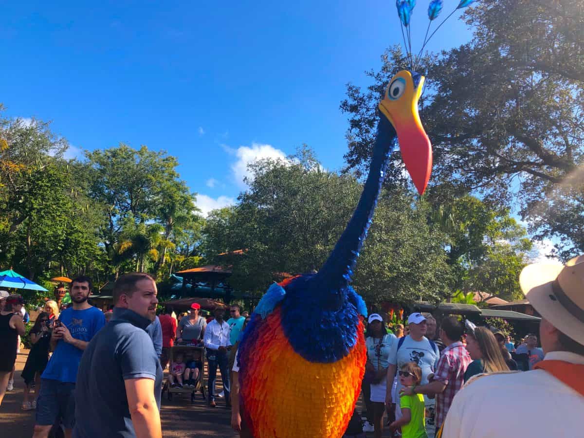 PHOTOS, VIDEO: Watch Kevin from Disney Pixar’s Up! Roam Around Disney’s