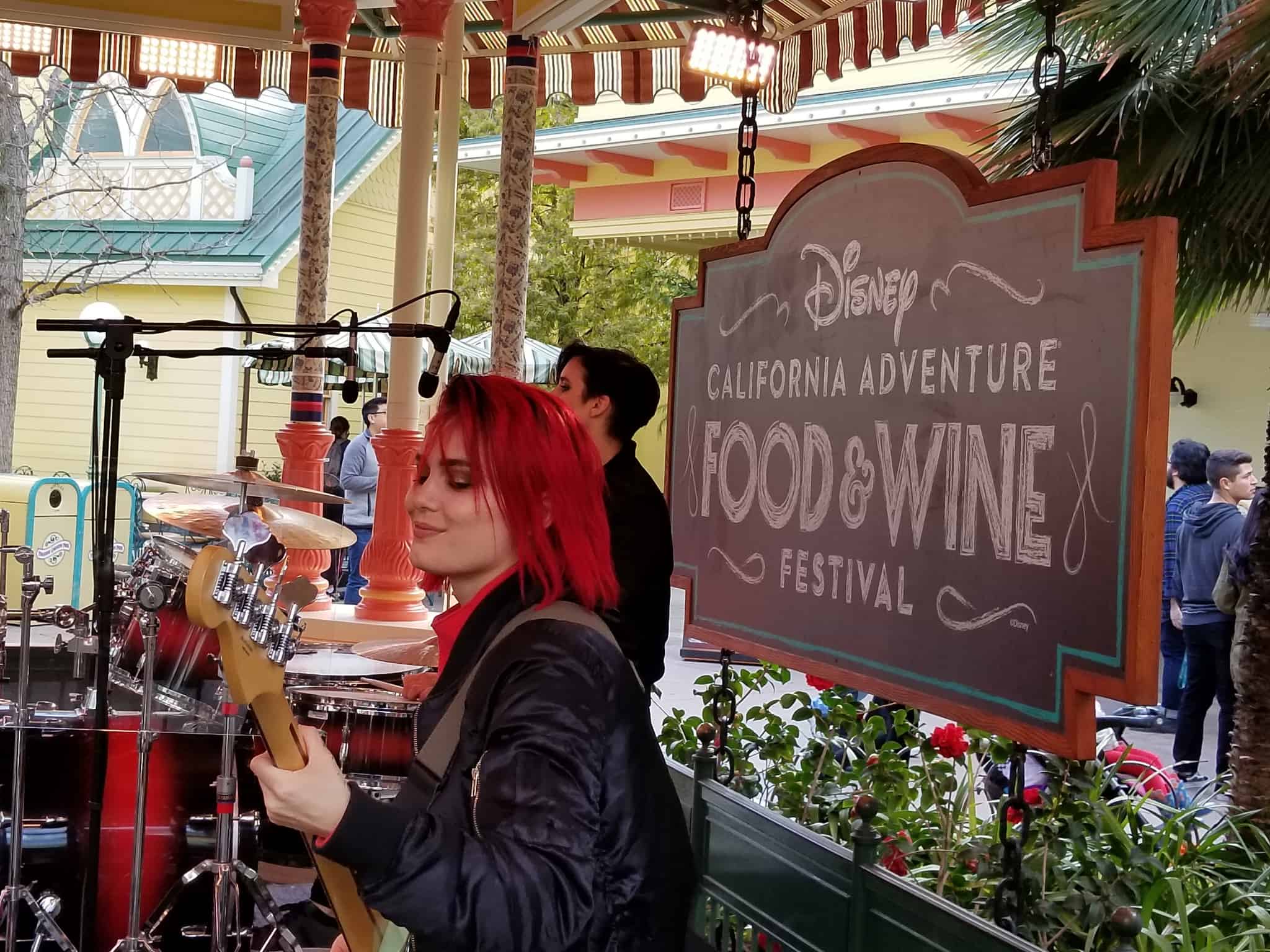 Disneyland Resort Disney California Adventure Food & Wine Festival 2019 live music entertainment