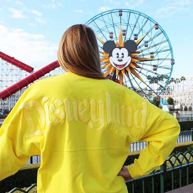 get ready to add some ☀️ sunshine ☀️ to your closet! the dapper yellow spirit jersey is coming soon to @disneyland and @waltdisneyworld resorts 💛