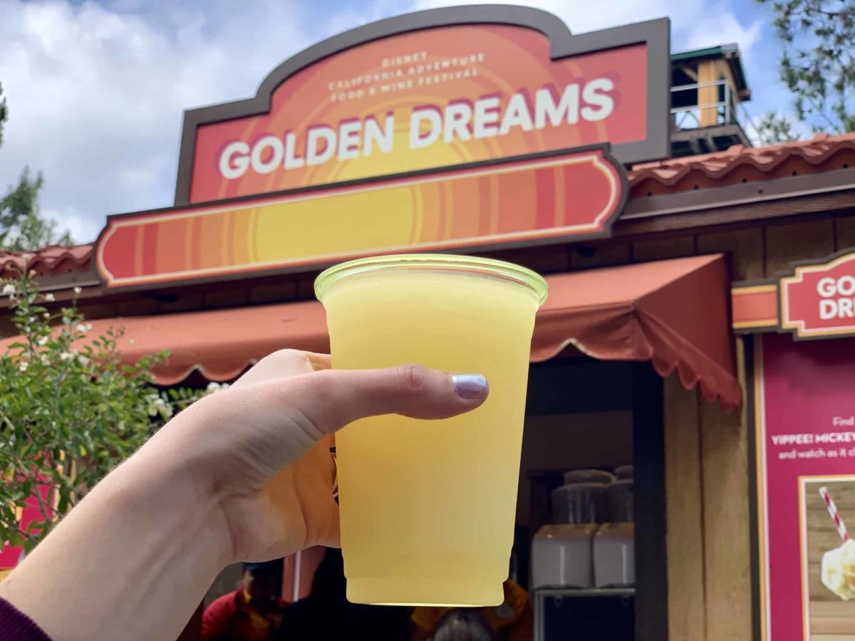 Cinnamon Whisky and Frozen Lemonade Cocktail DCA Food and WIne Festival 2019