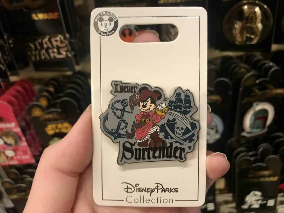 Minnie pirate pin