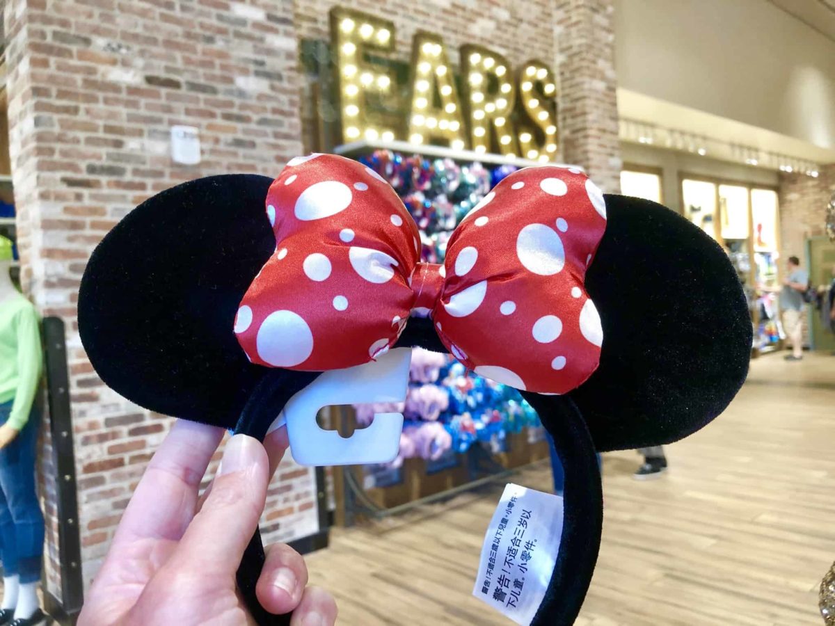 New Classic Red Polka Dot Minnie Ears Disneyland Resort