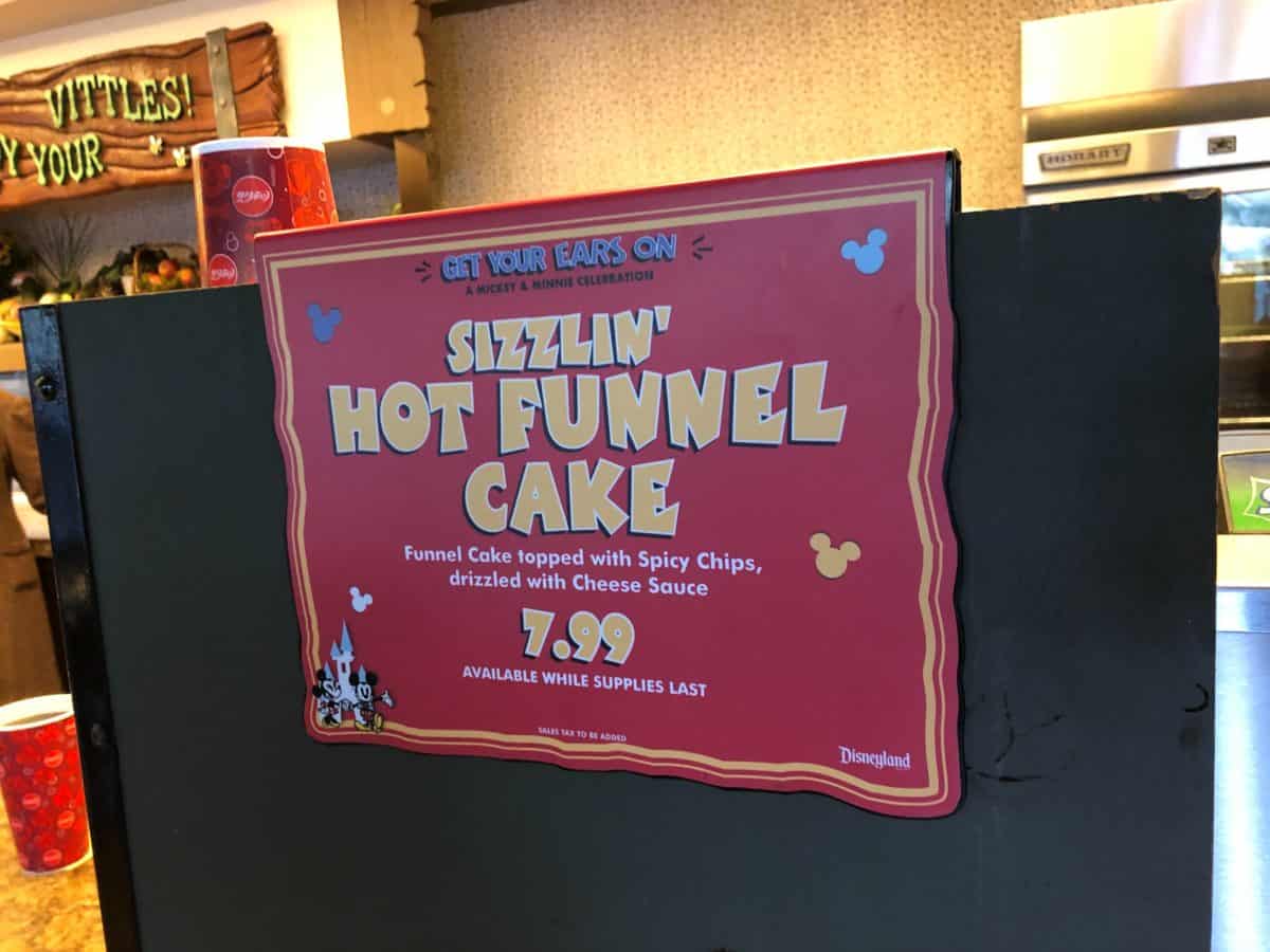 Sizzlin' Hot Funnel Cake Hungry Bear Restaurant Get Your Ears On Celebration Disneyland