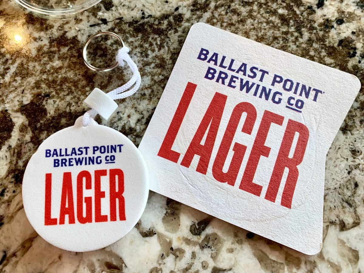 BP Lager and Bacon-Wrapped Bratwurst Hoagie Lager Madness Ballast Point Brewery Downtown Disney District