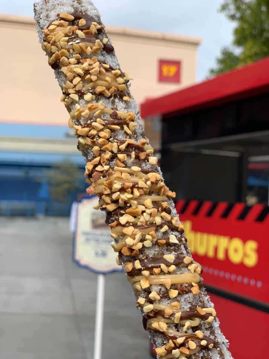 Chocolate Peanut Butter Churro disney california adventure food & wine 2019