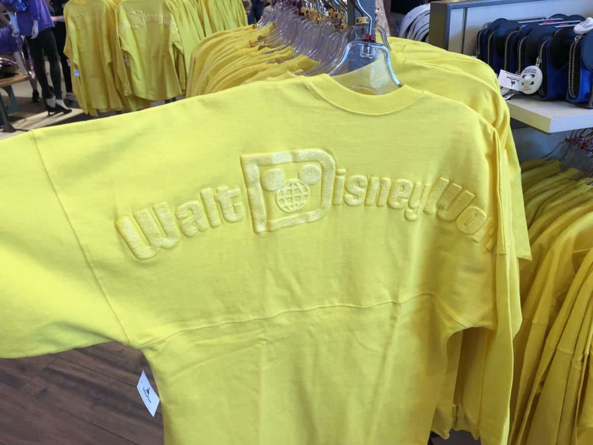 yellow disney spirit jersey