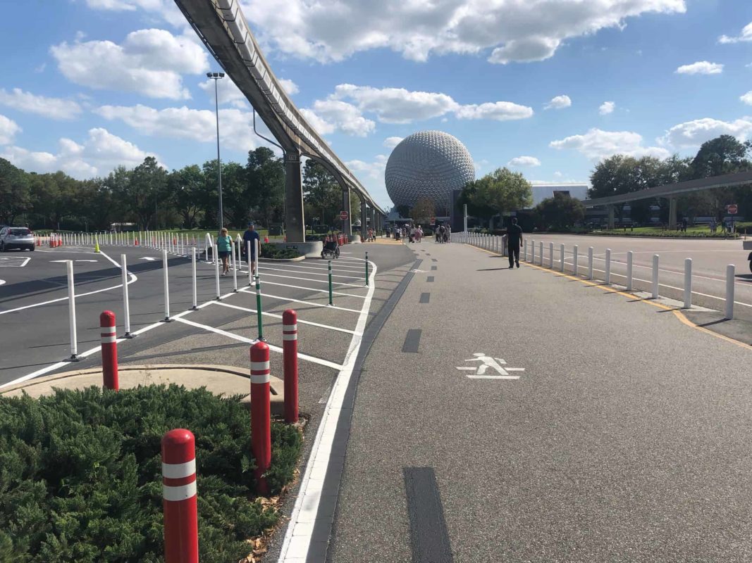 PHOTOS Epcot Makes Significant Parking Lot Adjustments Ahead of