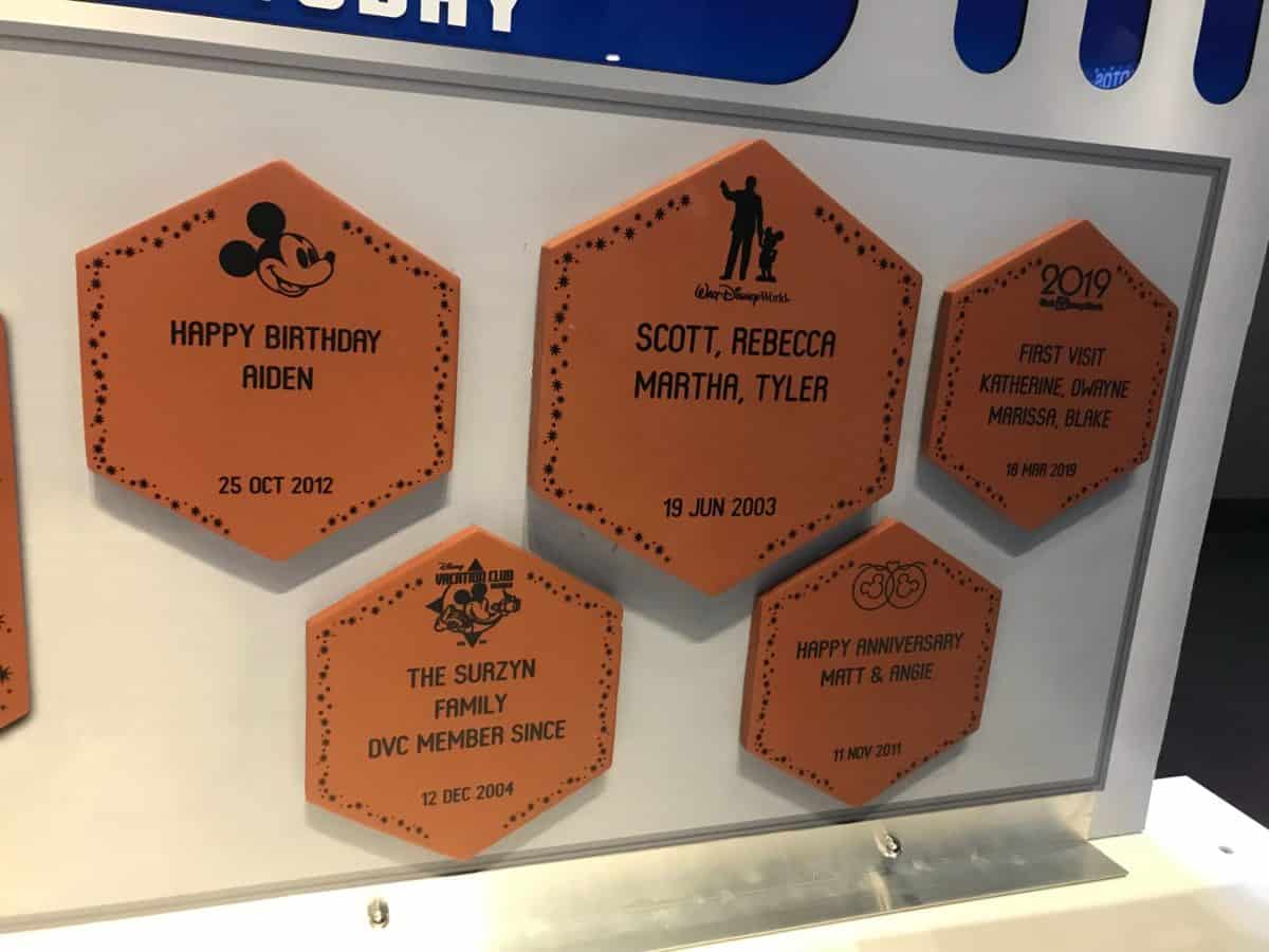 commemorative brick disney world