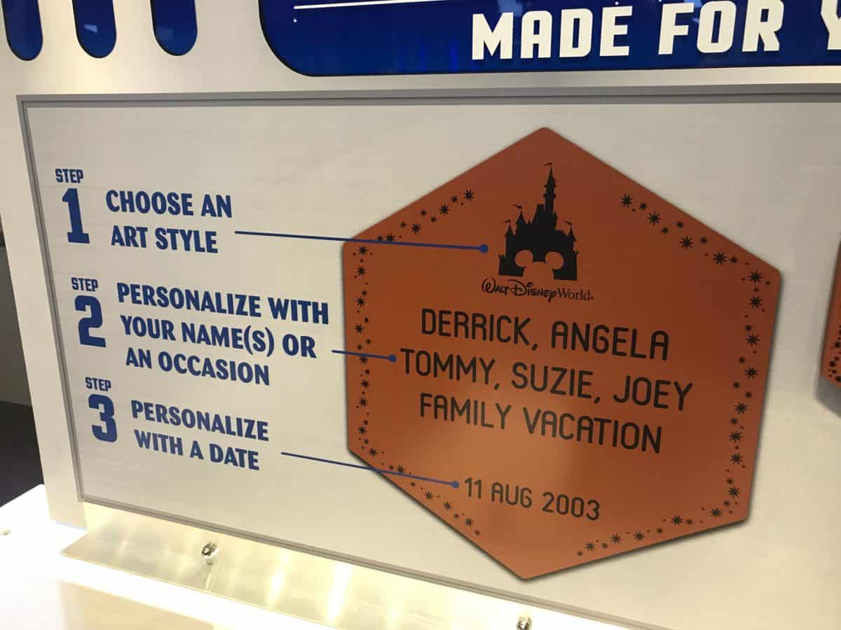 commemorative brick disney world