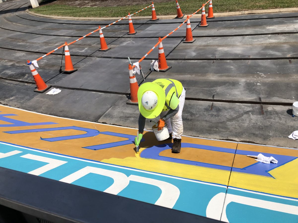 Tomorrowland Speedway Painting 