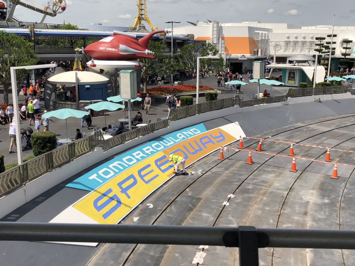 Tomorrowland Speedway Painting 