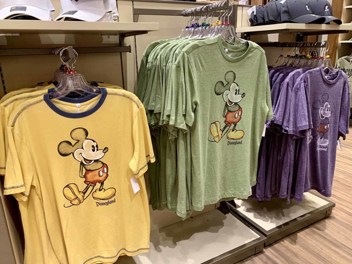 Classic Mickey Mouse T-Shirt in Multiple Colors Disneyland Resort