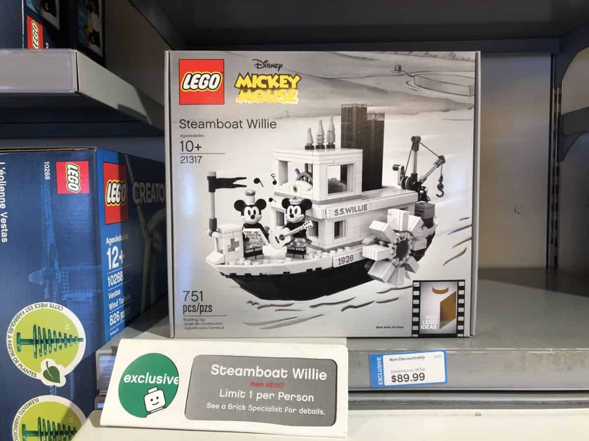 Steamboat willie LEGO set 