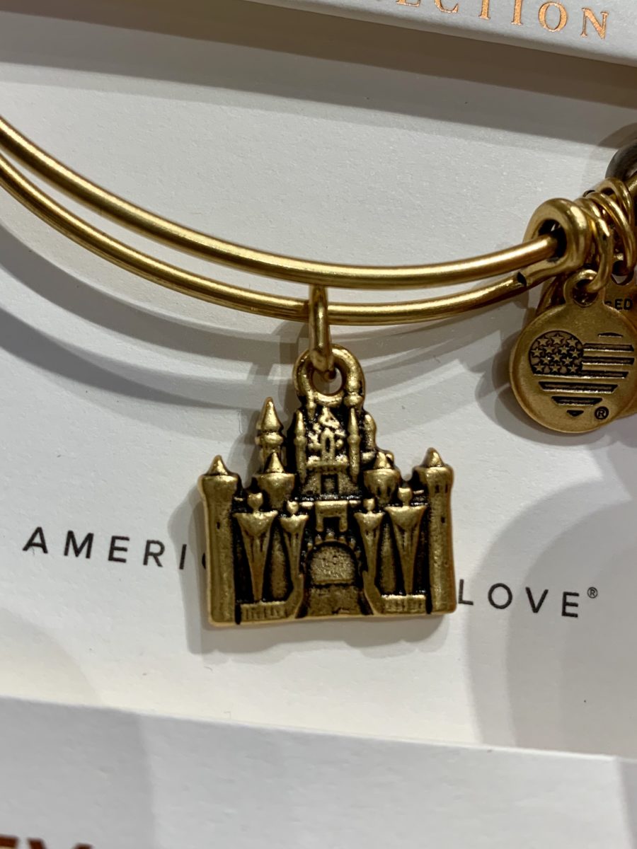 Gold and Silver Sleeping Beauty Castle Alex and Ani Bangle