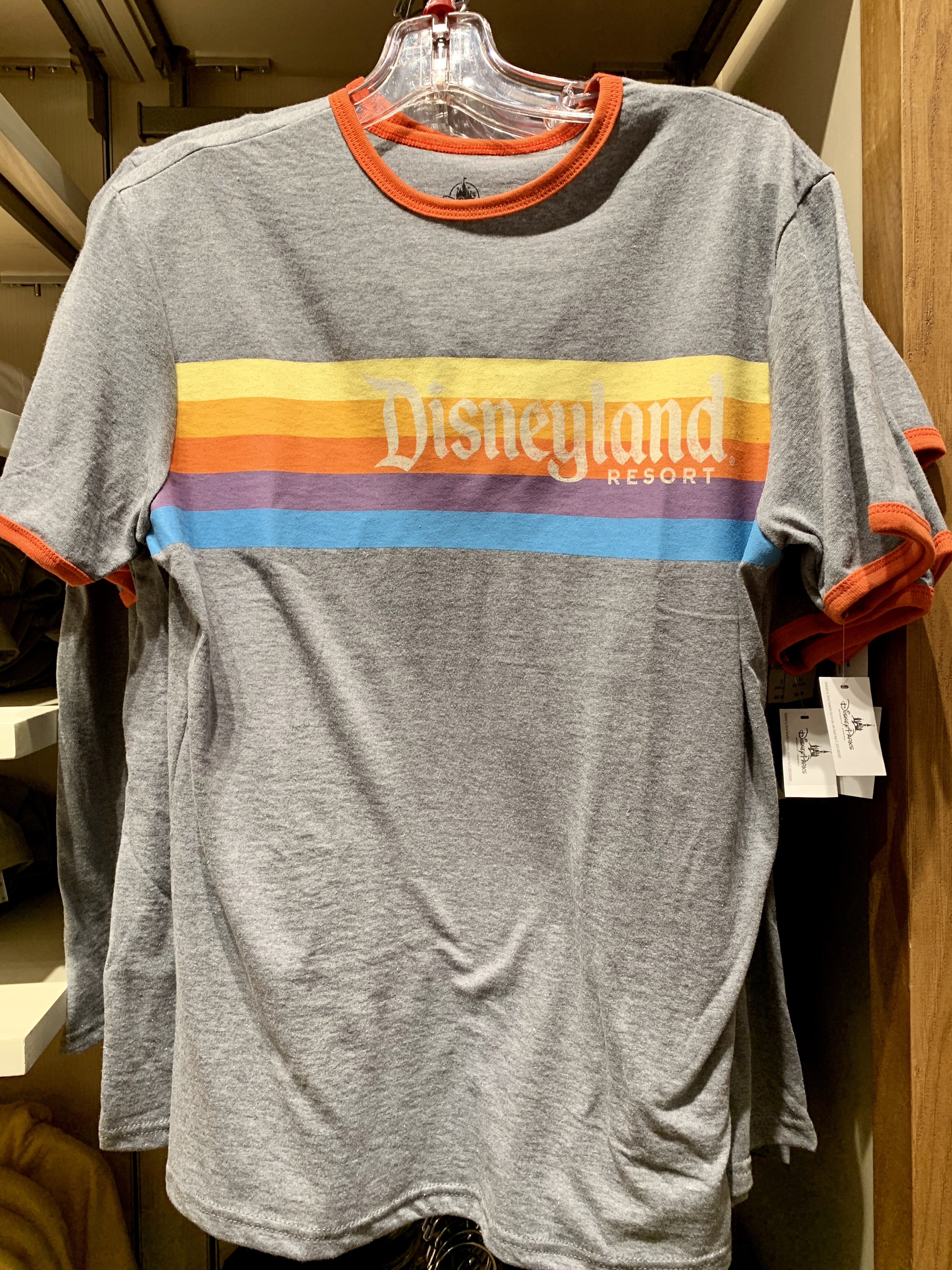 Disneyland Retro-Inspired Rainbow Apparel at Disneyland Resort