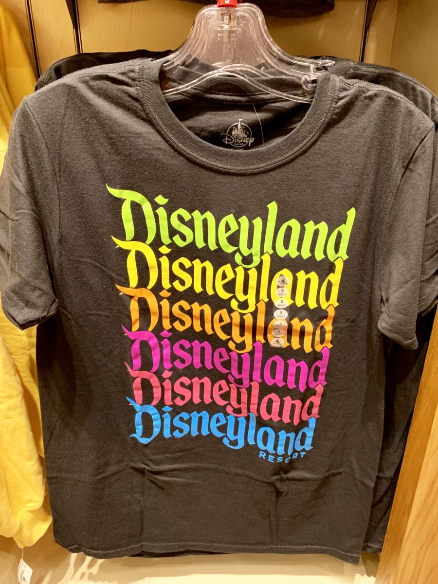 Disneyland Retro-Inspired Rainbow Apparel at Disneyland Resort