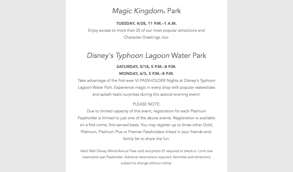 First Ever V I Passholder Nights Announced For Disney S Typhoon Lagoon Water Park This Summer Wdw News Today