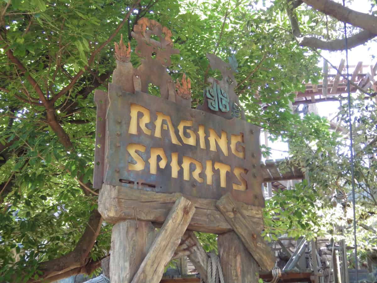 Tokyo DisneySea - Raging Spirits Sign