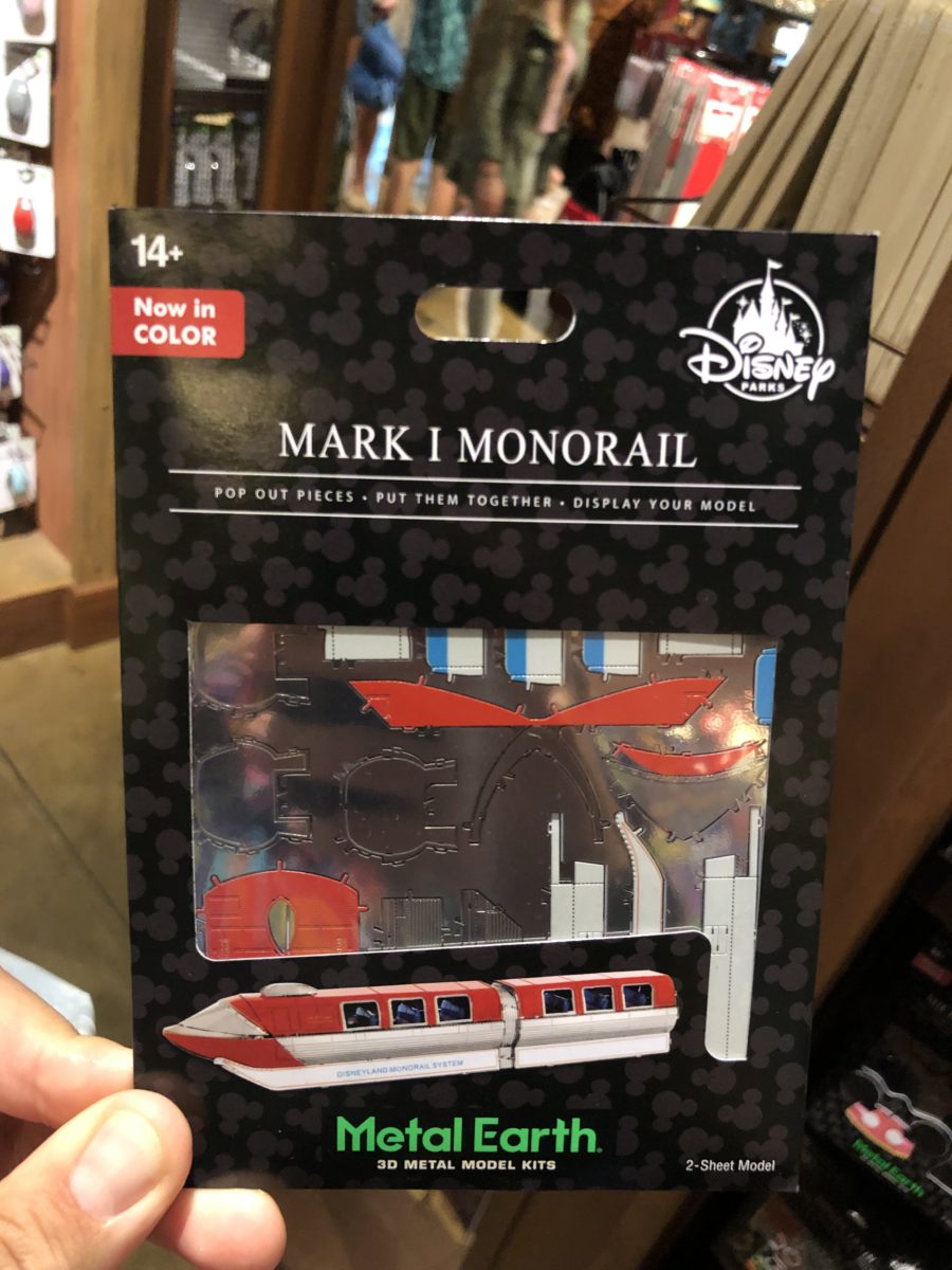 Disney Park Authentic ✿ Metal Earth 3D Model Kit ✿ Mark Monorail Color Transport
