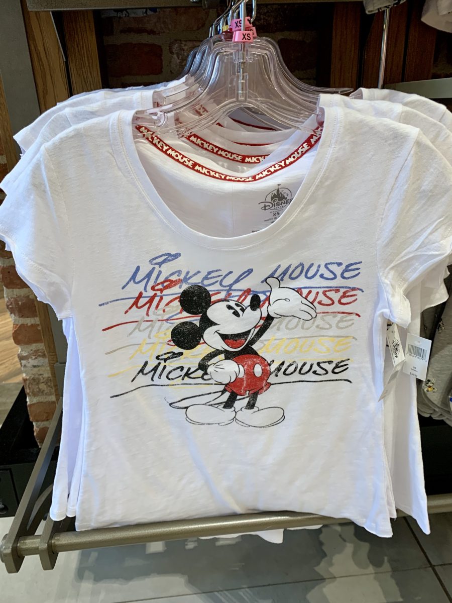 Multi-Color Mickey Mouse Apparel Disneyland Resort
