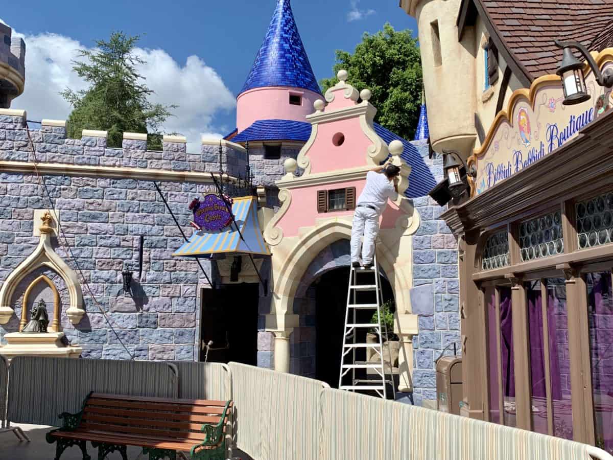 Sleeping Beauty Castle Refurbishment Updates Disneyland Park May 22 2019