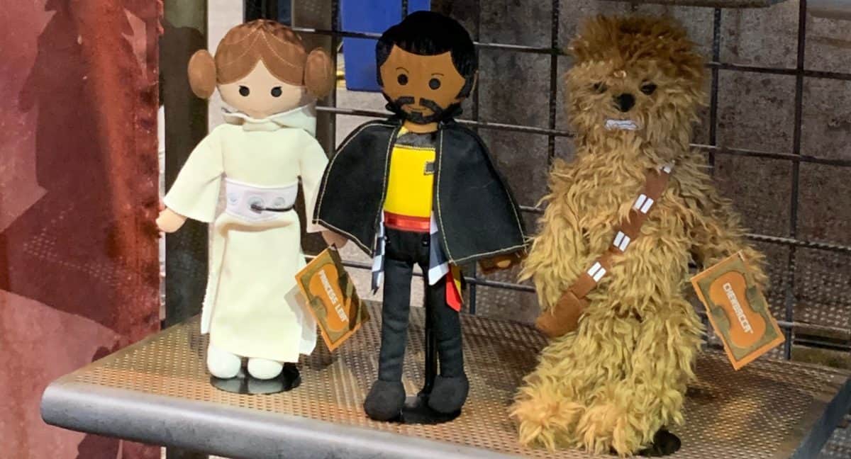 Creature Stall Leia, Lando and Chewbacca Plush