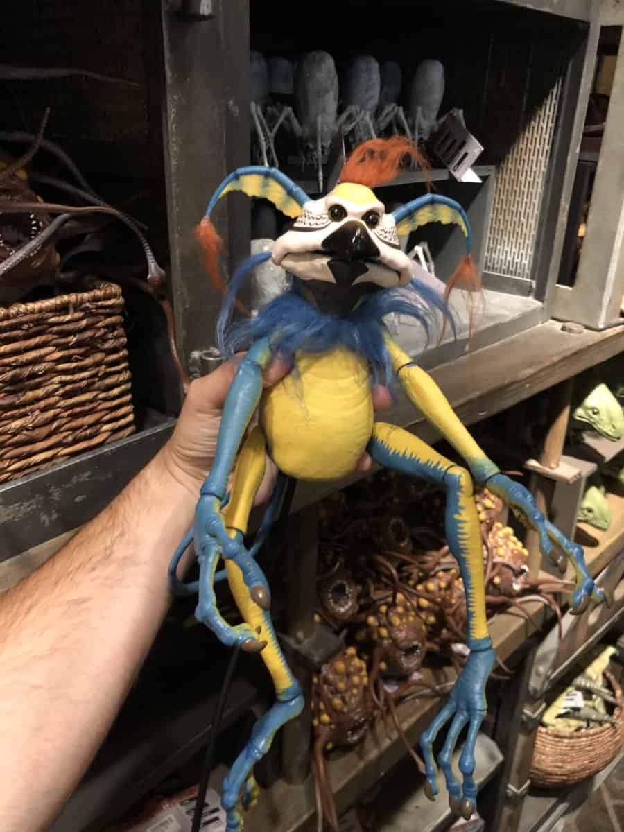 BLUE Disney Star Wars Galaxy’s Edge Kowakian Lizard Monkey Creature Puppet Toy