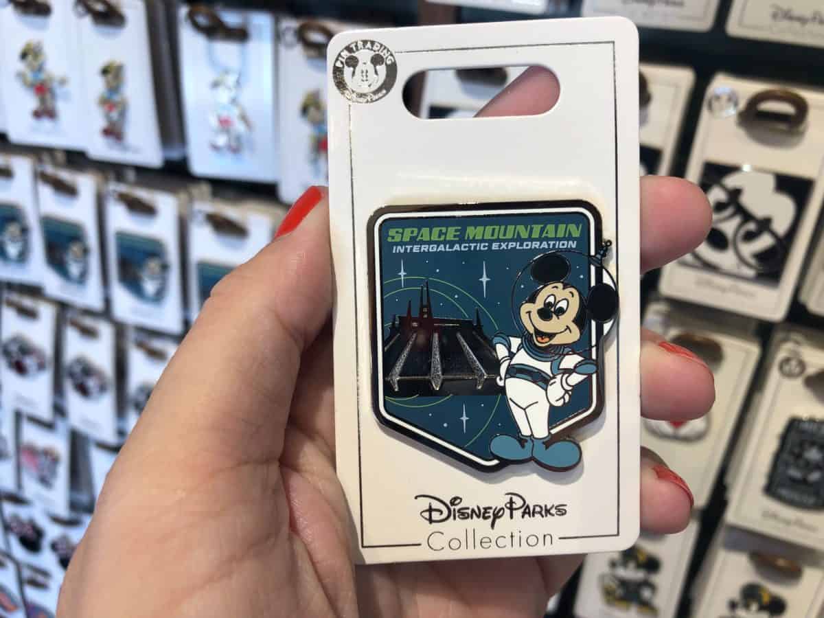 Mickey Space Mountain Pin