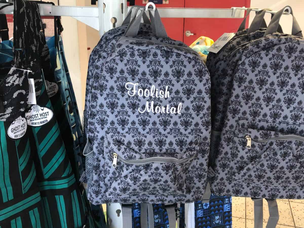 Foolish Mortal embroidered backpack