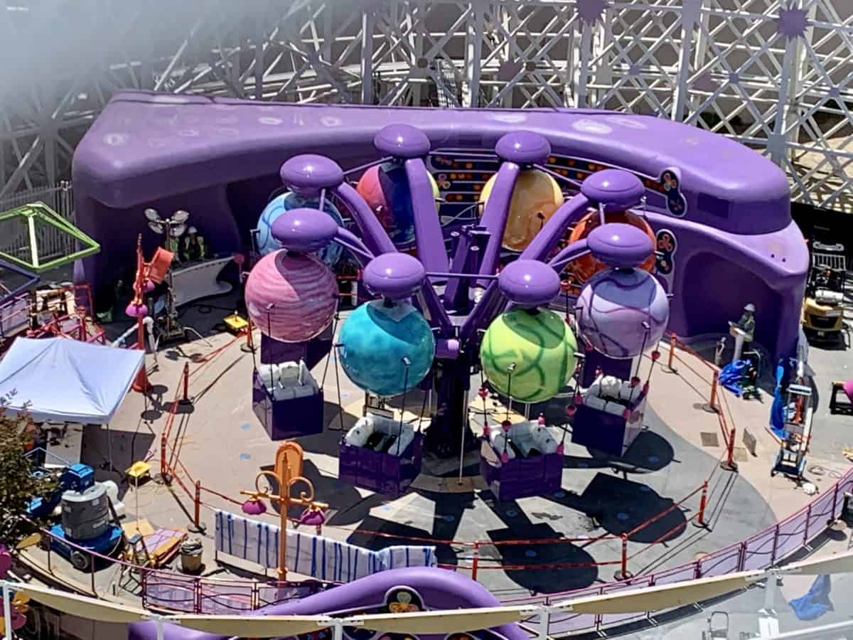 Inside Out Emotional Whirlwind Construction Updates Disney California Adventure