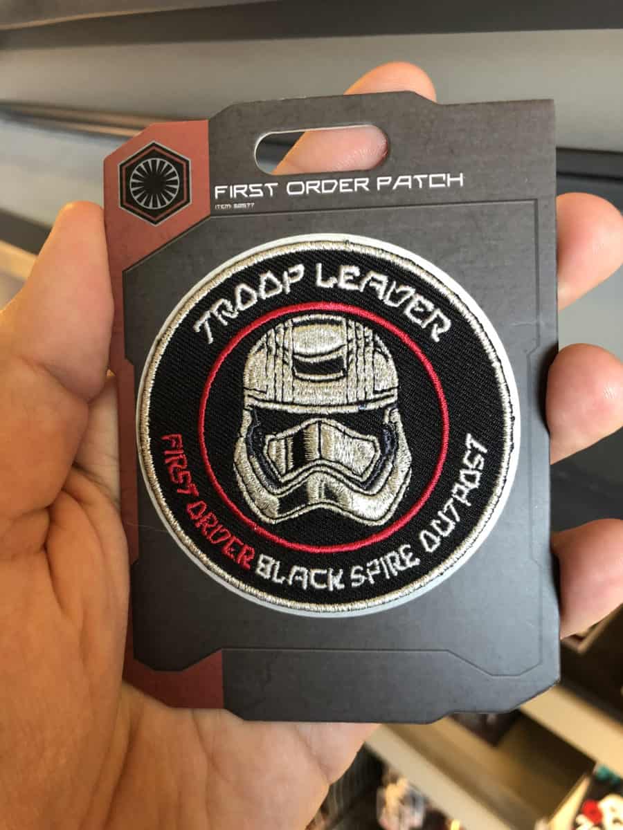 Storm Trooper leather patch,Star Wars leather patch.
