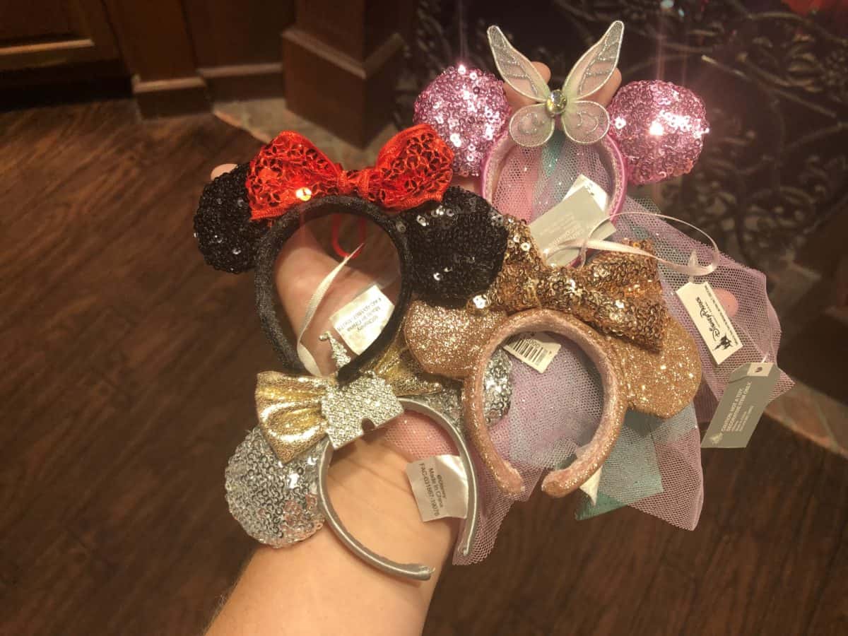 Disney Parks Minnie Mouse Ear Hat Christmas Ornament