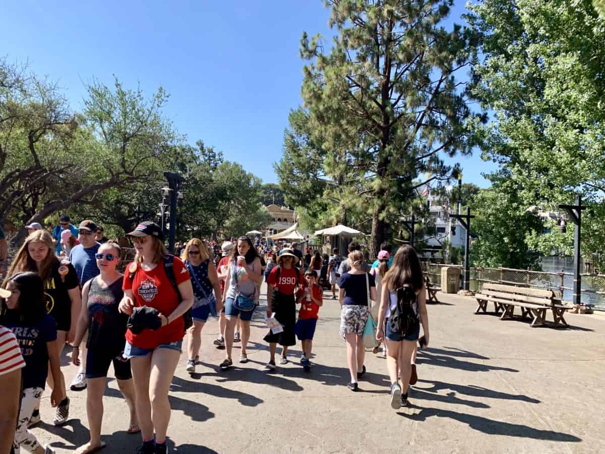 Disneyland Park Photo Report Summer Crowds July 9 2019