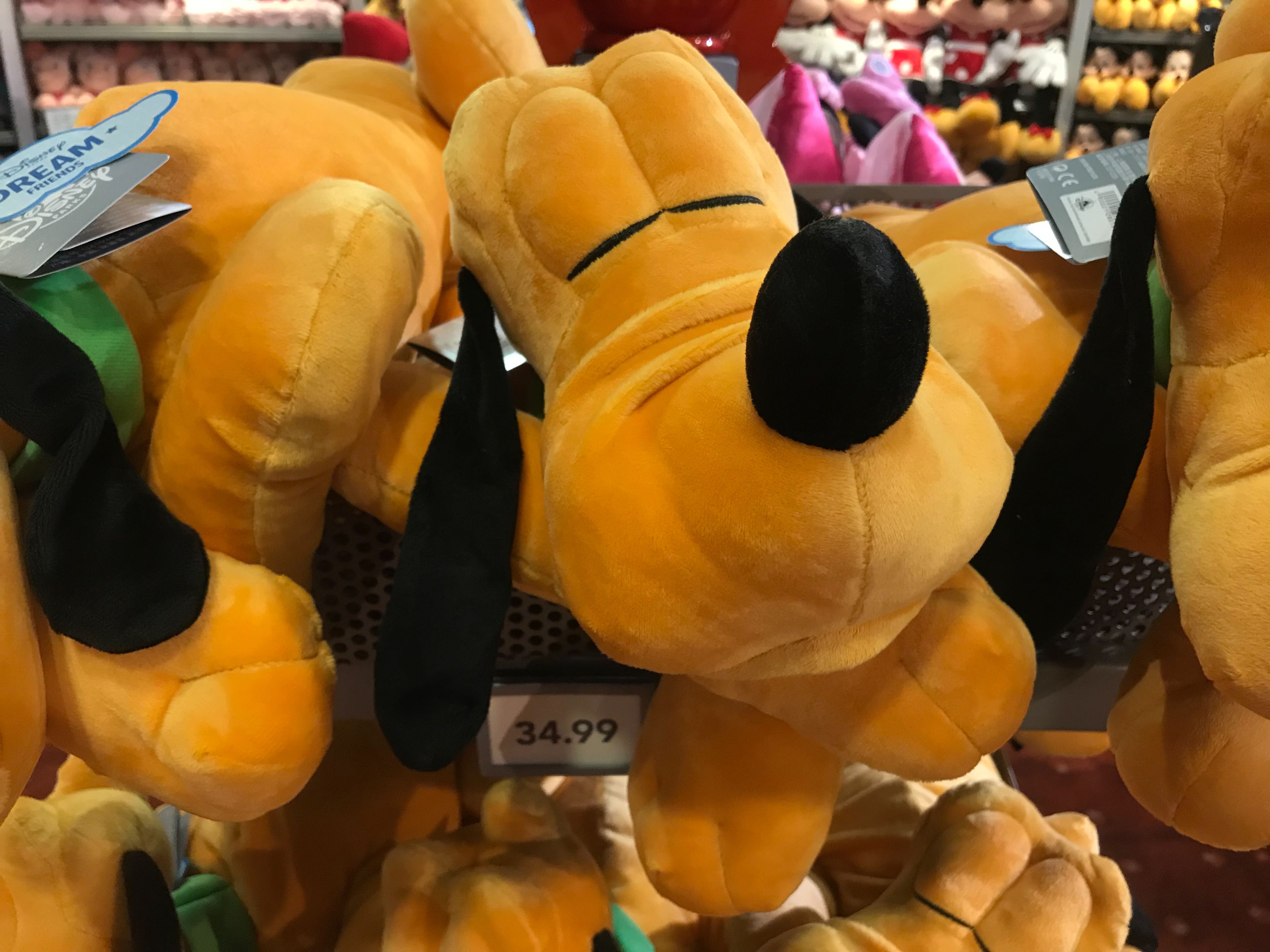 sleeping pluto plush