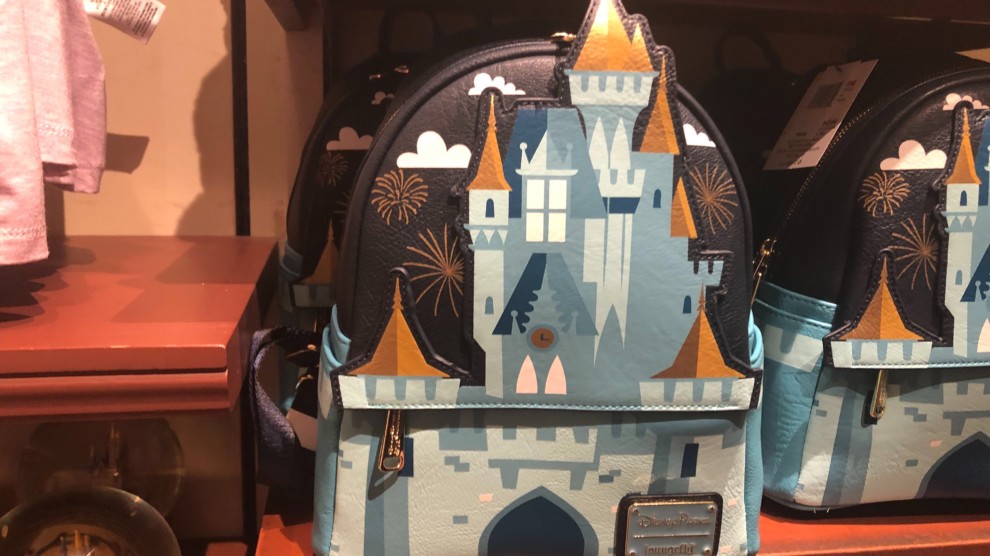 2019 Disney Parks NEW Disneyland Auroras Castle Loungefly Mini Backpack