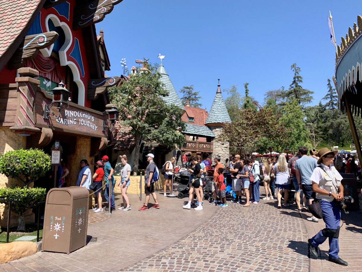 Disneyland Park Photo Report August 17 2019 Tomorrowland Refurbishment Halloween Decor and more 