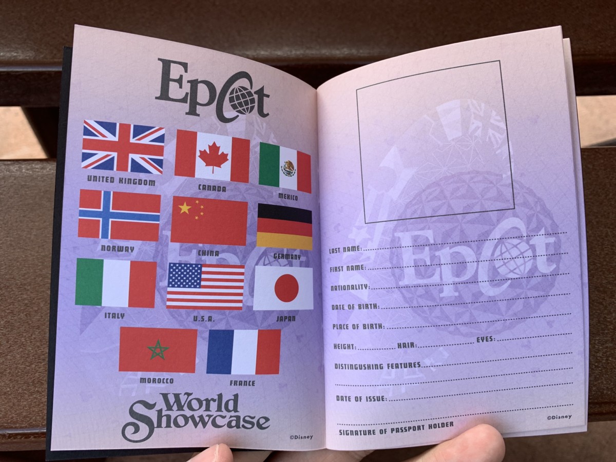 PHOTOS, VIDEO New World Showcase Passport Design Debuts at Epcot WDW