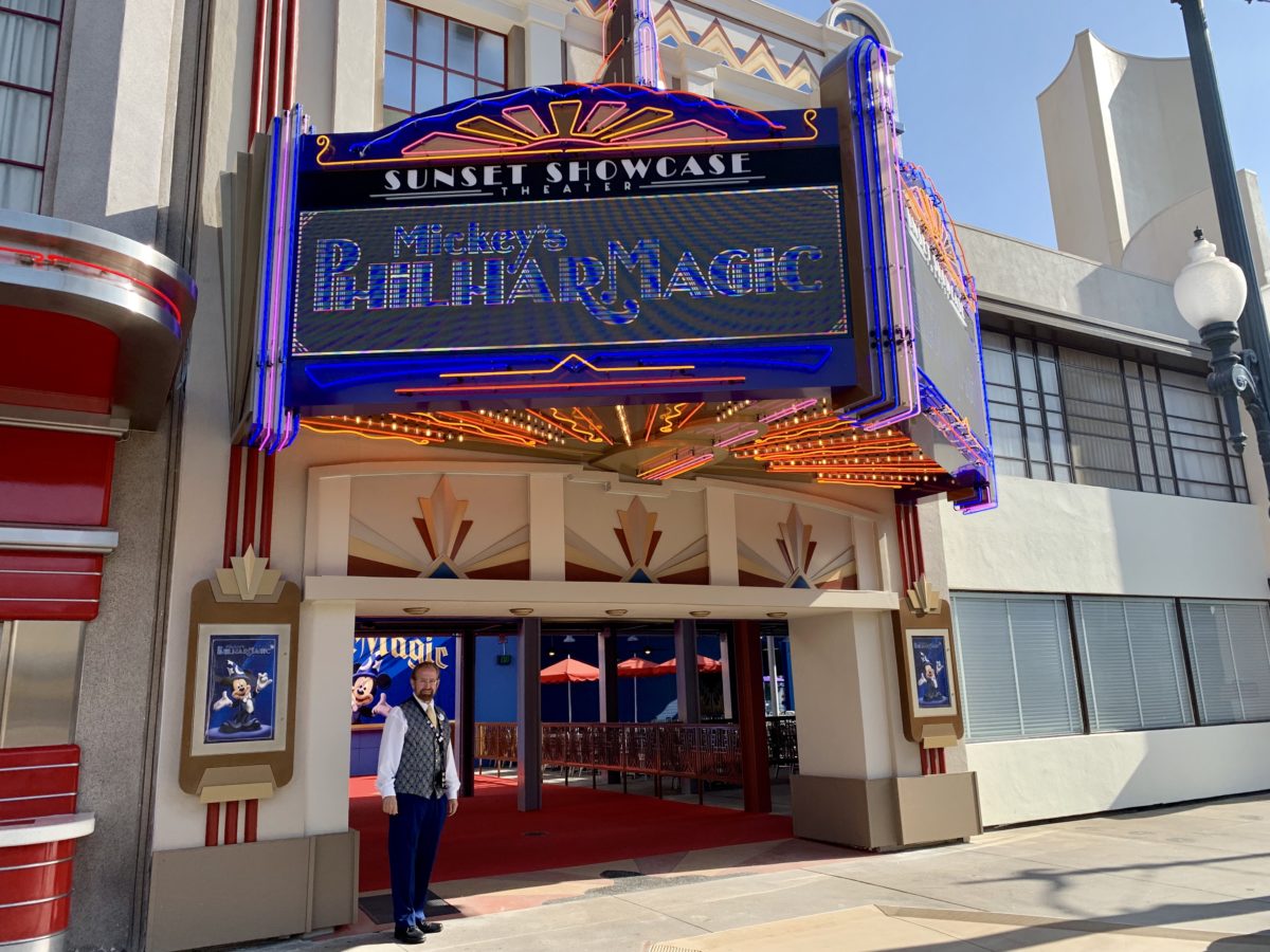 New Entrance to Mickey's PhilharMagic opens at Sunset Showcase Theater Disney California Adventure