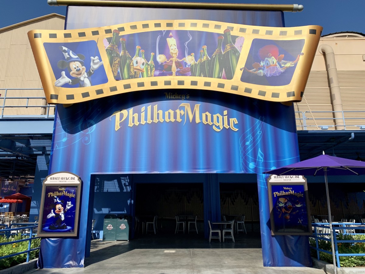 New Entrance to Mickey's PhilharMagic opens at Sunset Showcase Theater Disney California Adventure