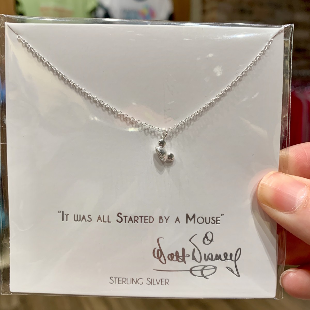 New Sterling Silver Necklaces Disney Parks Collection Jewelry World of Disney Disneyland Resort