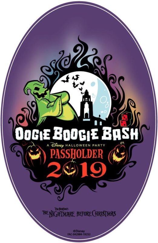 Oogie Boogie Bash Annual Passholder Magnet Disney California Adventure
